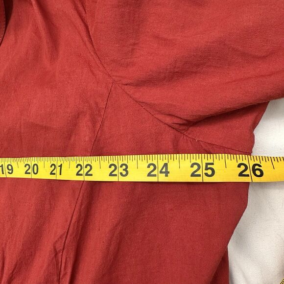 Eileen Fisher Blazer Plus Size 2X Jacket Linen Blend Stretch Zip Peplum Pockets - Picture 8 of 10